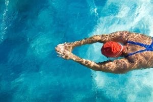 Swimming is best cardio for lower body injury